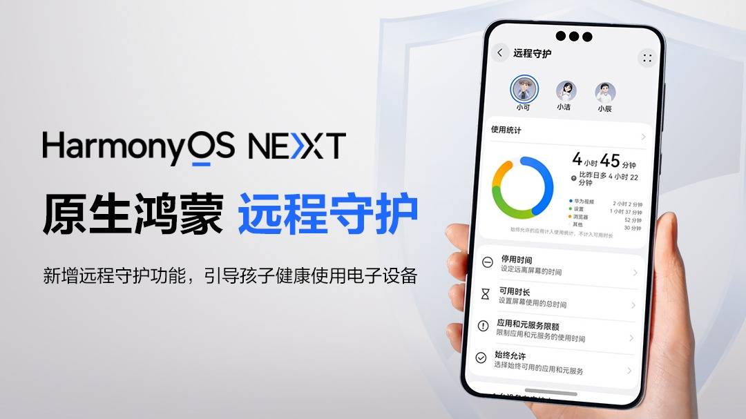 蒙“远程守护”功能为孩子成长保驾护航麻将胡了免费试玩告别手机依赖原生鸿(图1)
